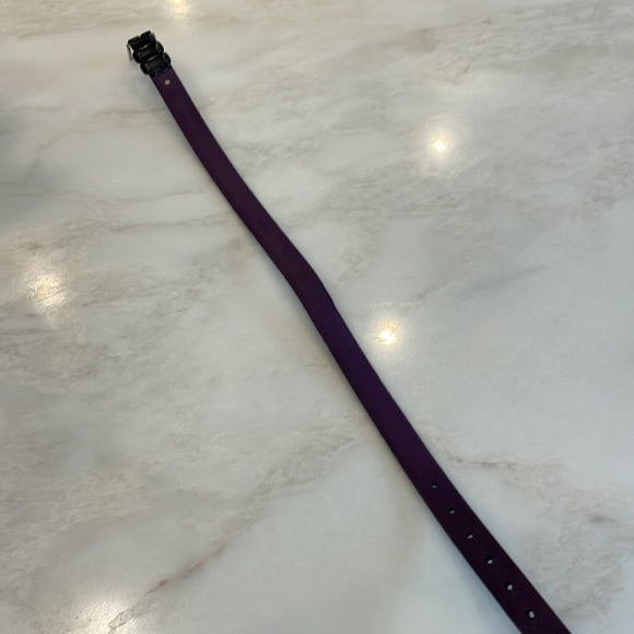 Ike Behar Mens’ Genuine Embossed Black Leather Belt- size 28 - Picture 5 of 7